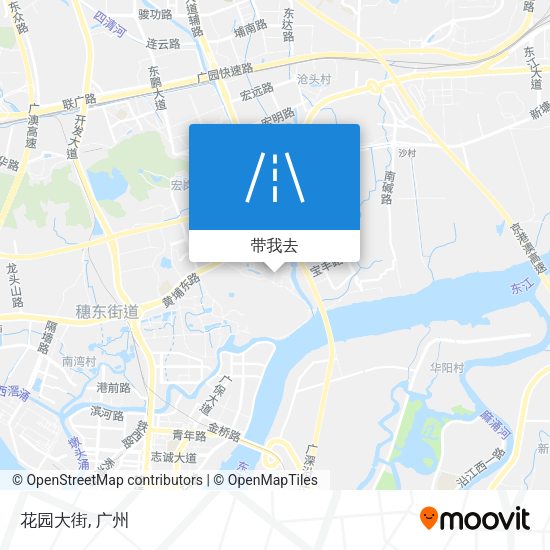 花园大街地图