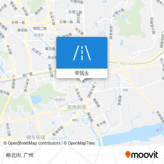 榕北街地图