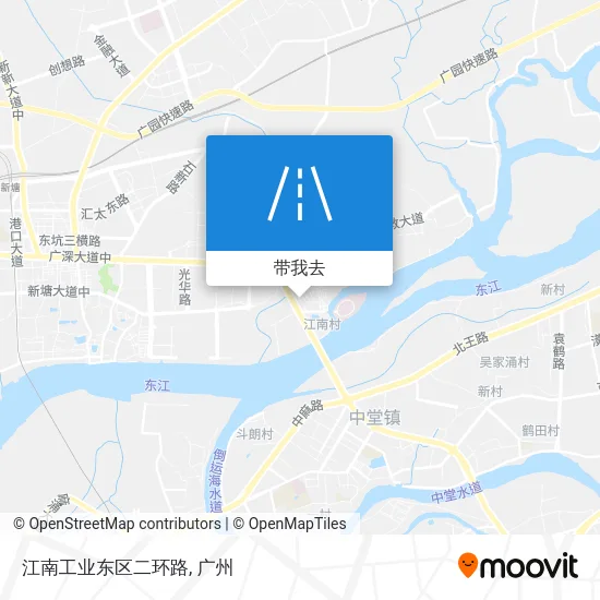 江南工业东区二环路地图