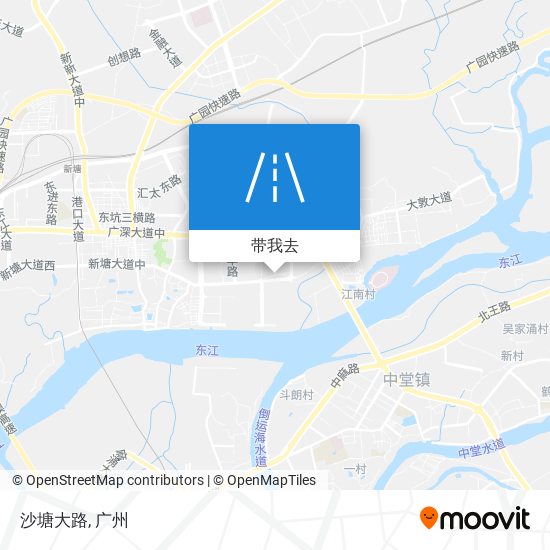 沙塘大路地图