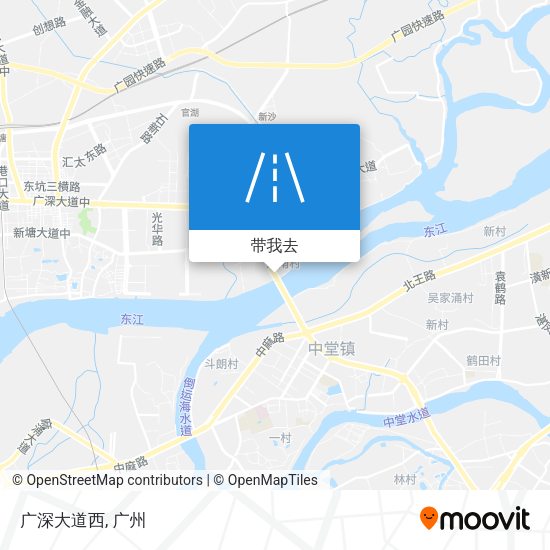 广深大道西地图