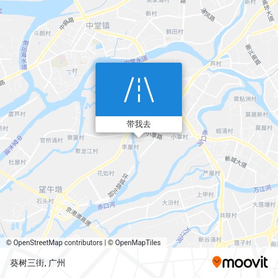 葵树三街地图