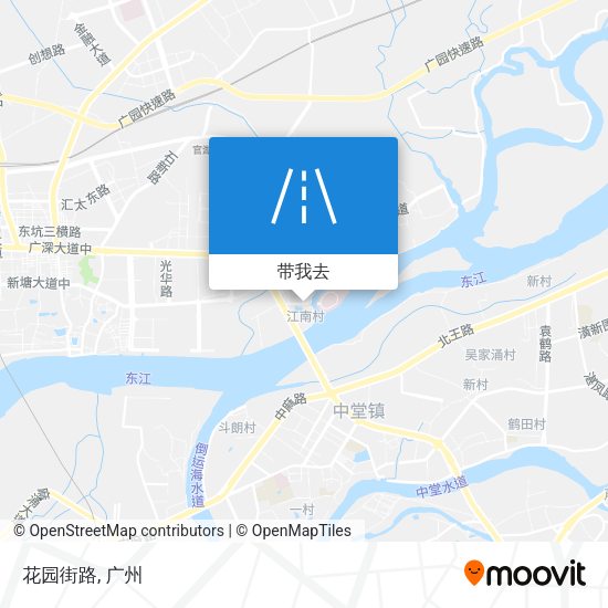 花园街路地图