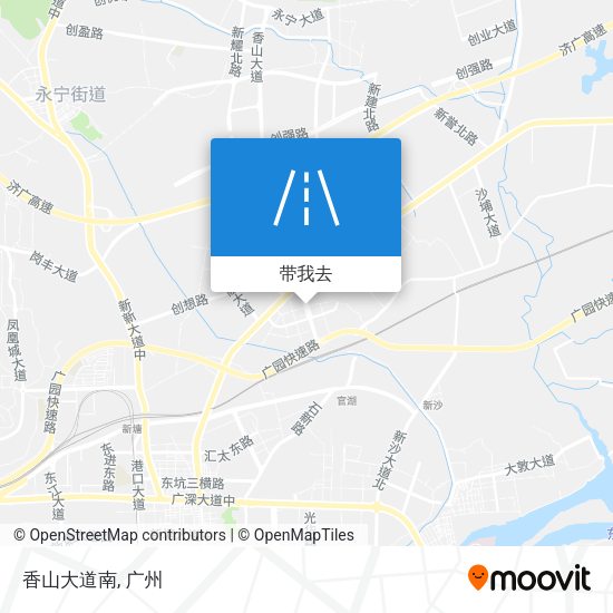 香山大道南地图