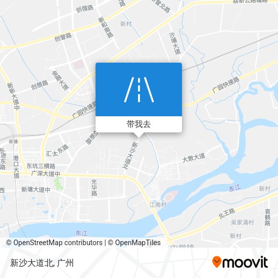 新沙大道北地图
