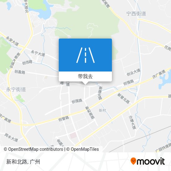 新和北路地图