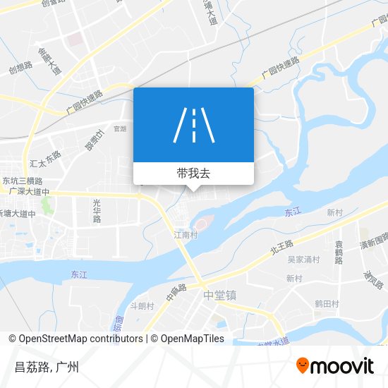 昌荔路地图