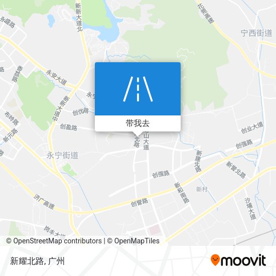 新耀北路地图