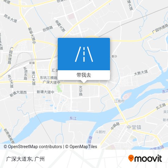 广深大道东地图
