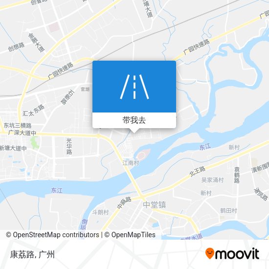 康荔路地图