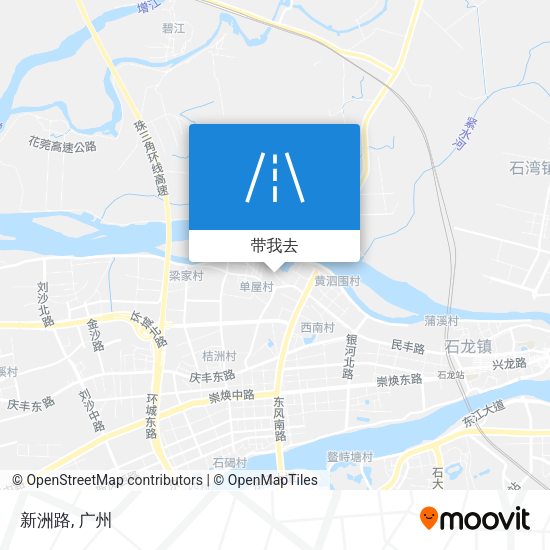 新洲路地图