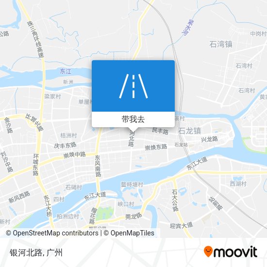 银河北路地图