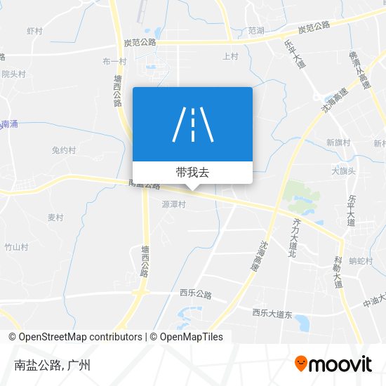 南盐公路地图