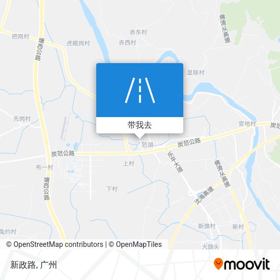 新政路地图