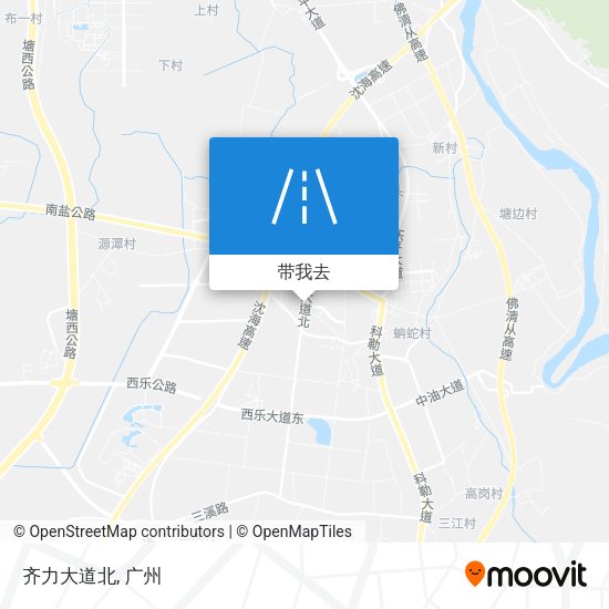 齐力大道北地图