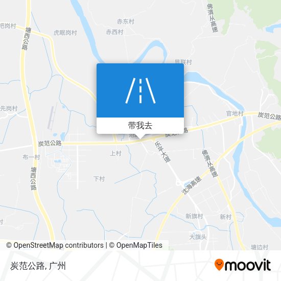 炭范公路地图