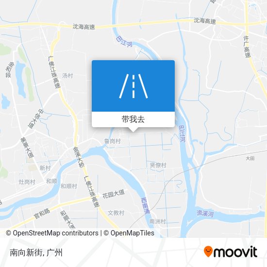 南向新街地图