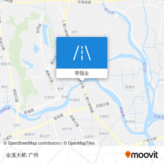金溪大桥地图