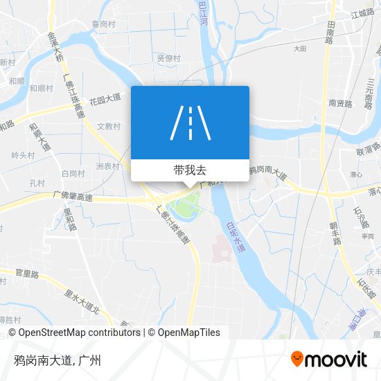 鸦岗南大道地图