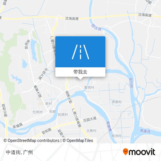 中道街地图