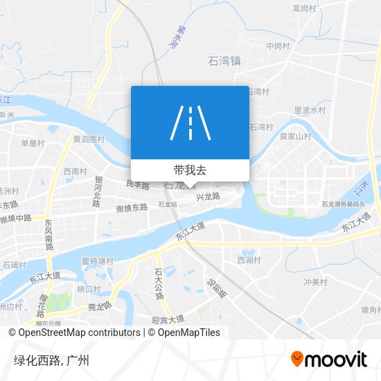 绿化西路地图