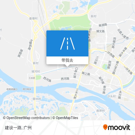 建设一路地图