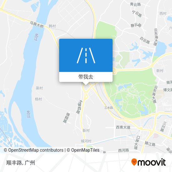顺丰路地图