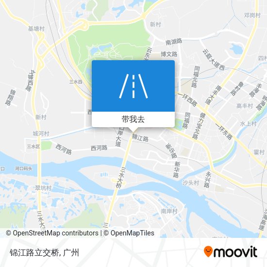 锦江路立交桥地图