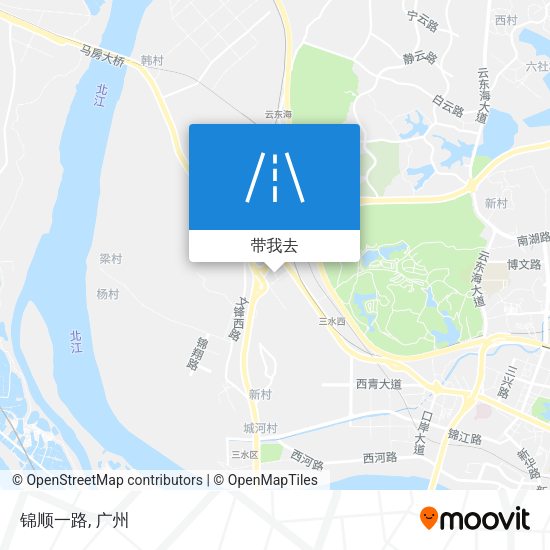锦顺一路地图