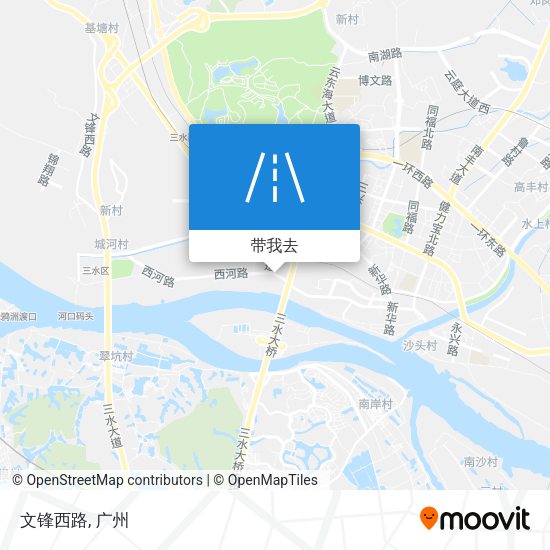 文锋西路地图