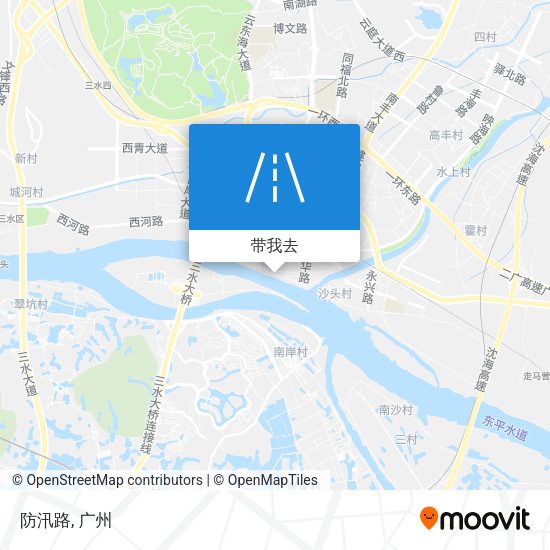 防汛路地图