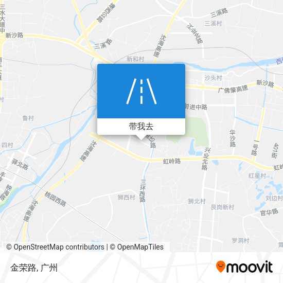 金荣路地图