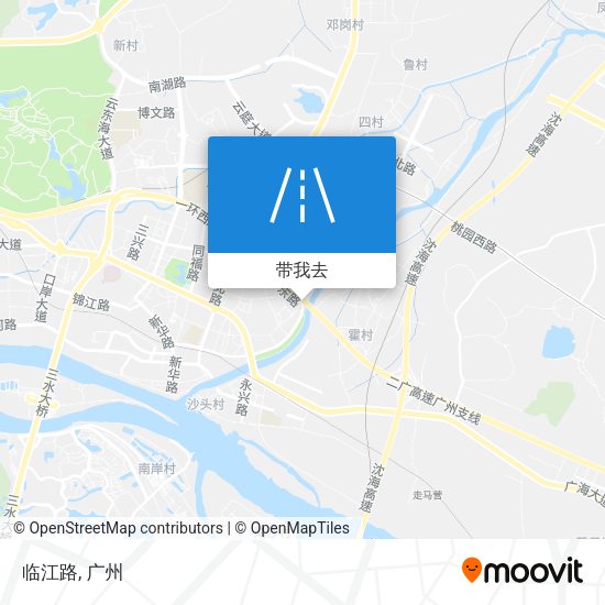 临江路地图