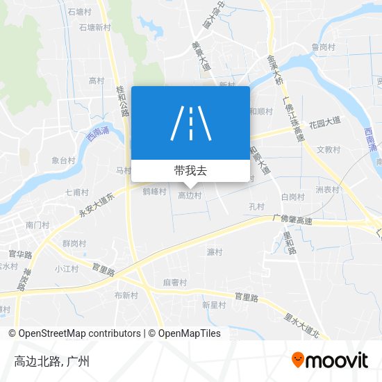 高边北路地图