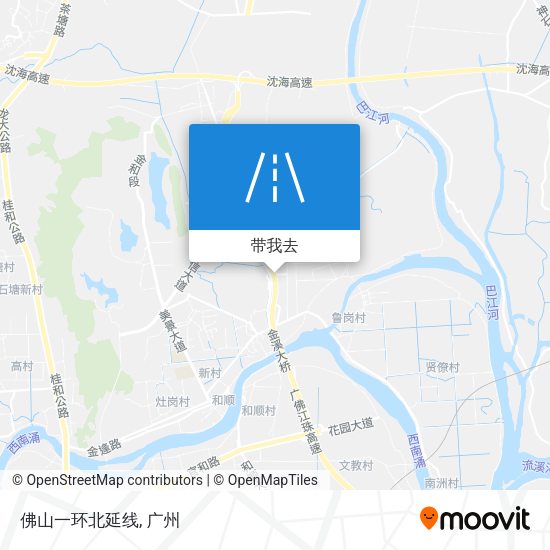 佛山一环北延线地图