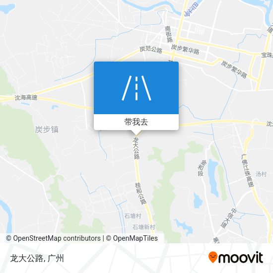 龙大公路地图