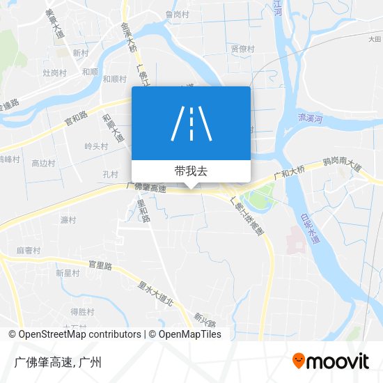 广佛肇高速地图