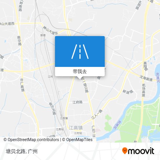 塘贝北路地图
