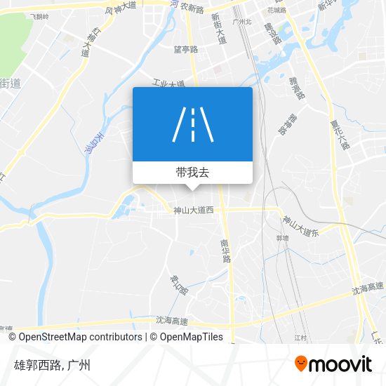 雄郭西路地图