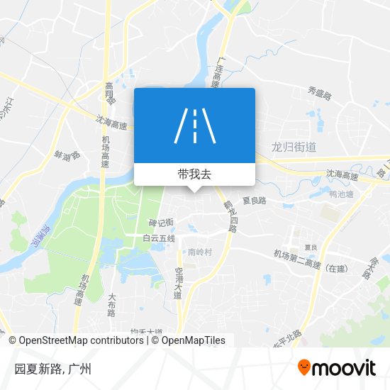 园夏新路地图