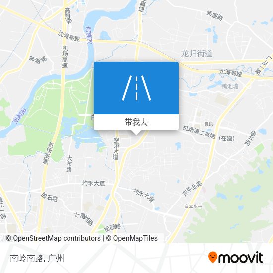 南岭南路地图