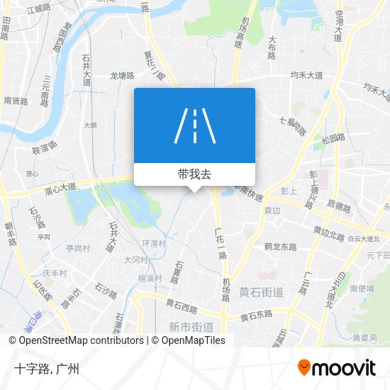 十字路地图