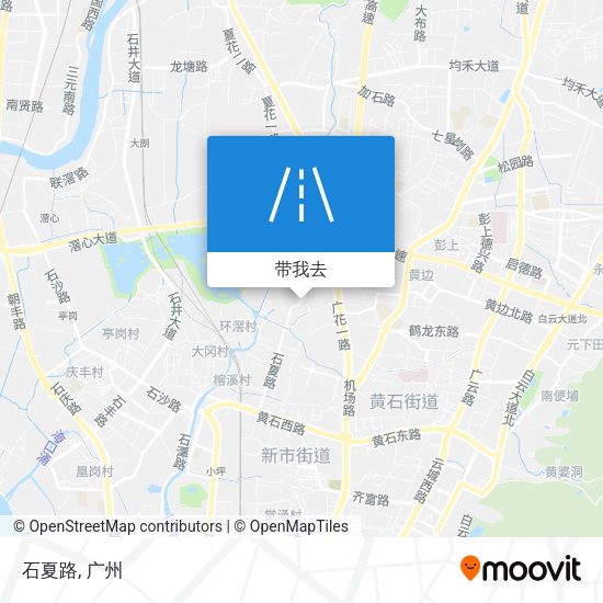 石夏路地图