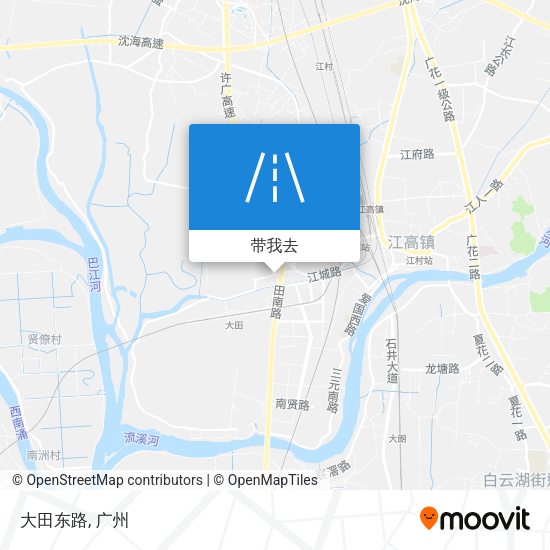 大田东路地图