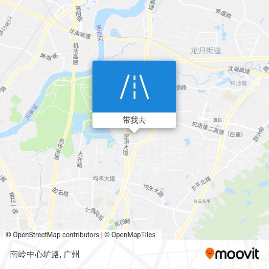 南岭中心圹路地图
