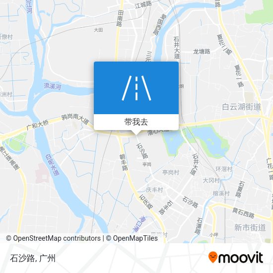 石沙路地图