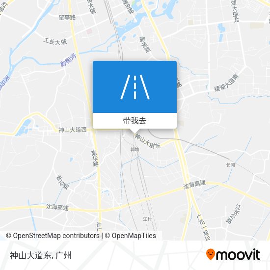 神山大道东地图