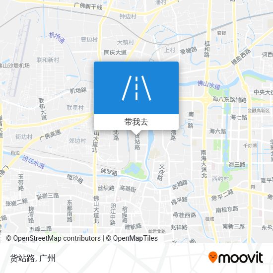 货站路地图