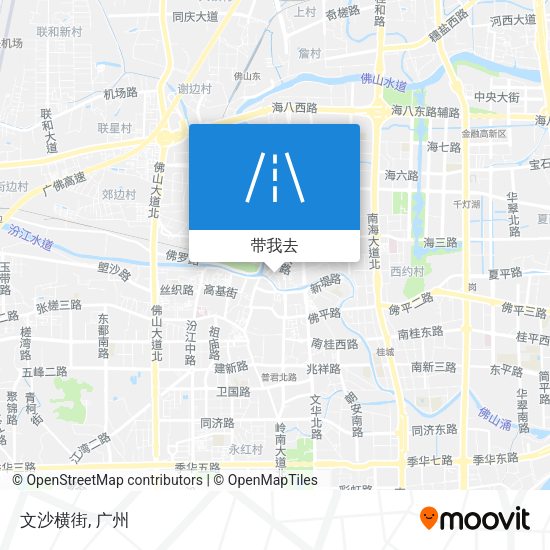 文沙横街地图