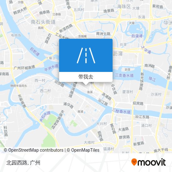 北园西路地图